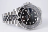 ROLEX 2024 GMT "BRUCE WAYNE" BLACK & GREY BEZEL JUBILEE BRACELET 126710 GRNR BOX & PAPERS