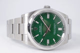 ROLEX NEW 2024 OYSTER PERPETUAL 36 GREEN DIAL 126000 BOX & PAPERS $8,975