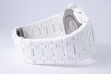 AUDEMARS PIGUET 41mm ROYAL OAK WHITE CERAMIC PERPETUAL CALENDAR 26579CB BOX & PAPERS $299,975