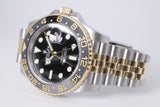 ROLEX 2026 GMT MASTER II TWO TONE YELLOW GOLD & STAINLESS JUBILEE BRACELET 126713 BOX PAPERS $21,500
