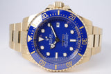 ROLEX 2024 YELLOW GOLD SEA-DWELLER DEEPSEA BLUE 136668 BOX & PAPERS