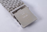 VACHERON CONSTANTIN VINTAGE WHITE GOLD HISTORIQUE AUTOMATIC BLUE DIAL WATCH ONLY $16,000