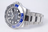 ROLEX 2014 GMT BATMAN OYSTER BRACELET 116710 BOX & PAPERS