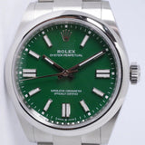 ROLEX NEW 2026 OYSTER PERPETUAL 41 GREEN DIAL 134300 BOX & PAPERS $10,250