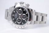 ROLEX 2014 DAYTONA STAINLESS STEEL BLACK DIAL 116520 NEAR MINT BOX & PAPERS $20,800