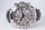 ROLEX WHITE GOLD DAYTONA METEORITE ROMAN NUMERAL DIAL 116519 WATCH & BOX