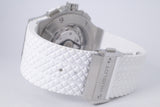 HUBLOT 2021 44mm BIG BANG STAINLESS STEEL WHITE ST. MORITZ MINT BOX & PAPERS