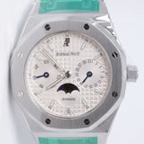 AUDEMARS PIGUET ROYAL OAK DAY DATE MOON PHASE 25594ST WATCH WITH FRESH SERVICE PAPERS