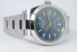 ROLEX 2019 OYSTER PERPETUAL MILGAUSS BLUE DIAL MINT 116400GV BOX & PAPERS $13,500