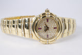 PIAGET TANAGRA YELLOW GOLD DIAMONDS & RUBIES 16032M WATCH ONLY $10,500