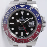 ROLEX 2023 STAINLESS STEEL CERAMIC GMT MASTER II 126710BLRO PEPSI OYSTER BOX & PAPERS