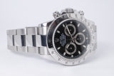 ROLEX 2010 DAYTONA STAINLESS STEEL BLACK DIAL 116520 BOX & PAPERS