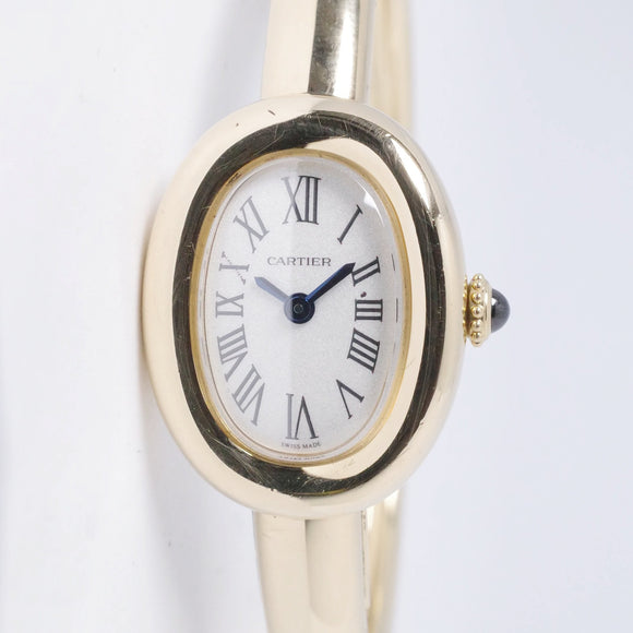 CARTIER 2024 YELLOW GOLD BAIGNOIRE MINI SIZE 16 WGBA0045 BOX & PAPERS $13,500