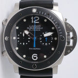 PANERAI 2015 LUMINOR SUBMERSIBLE FLYBACK CHRONOGRPAH PAM00615 BOX & PAPERS $6,500