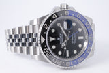 ROLEX 2020 BATMAN GMT MASTER II JUBILEE BRACELET "Batgirl" 126710 BOX & PAPERS