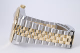 ROLEX 2021 DATEJUST 41 TWO TONE YELLOW GOLD & STEEL SLATE ROMAN WIMBLEDON DIAL JUBILEE 126333 BOX PAPERS $15,500