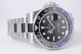 ROLEX 2014 GMT BATMAN OYSTER BRACELET 116710 BOX & PAPERS