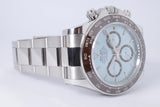 ROLEX PLATINUM DAYTONA ICE BLUE  DIAL CERAMIC CHOCOLATE BEZEL 126506 BOX & PAPERS $115,000