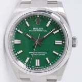 ROLEX NEW 2024 OYSTER PERPETUAL 36 GREEN DIAL 126000 BOX & PAPERS $8,975