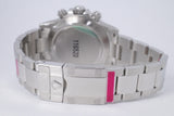 ROLEX NEW / NOS STAINLESS STEEL DAYTONA COSMOGRAPH WHITE DIAL, FULL STICKERS COMPLETE SET 116520 BOX PAPERS