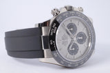 ROLEX WHITE GOLD DAYTONA OYSTER FLEX RUBBER STRAP 116519LN BOX & PAPERS $43,975