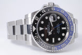 ROLEX GMT BATMAN OYSTER BRACELET MINT 116710 WATCH ONLY