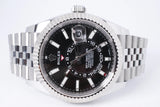ROLEX SKY-DWELLER STAINLESS STEEL JUBILEE BRACELET 336934 BOX & PAPERS