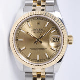 ROLEX 2017 DATEJUST 31 CHAMPAGNE DIAL JUBILEE BRACELET 178273 BOX & PAPERS $10,500