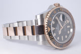 ROLEX TWO TONE GMT MASTER II ROSE GOLD & STEEL ROOT BEER 126711 BOX & PAPERS