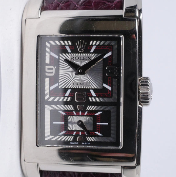 ROLEX 2008 WHITE GOLD CELLINI PRINCE 5443.9 BOX & PAPERS