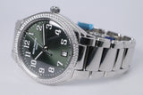 PATEK PHILIPPE NEW TWENTY 4 AUTOMATIC STAINLESS STEEL GREEN DIAL DIAMOND BEZEL 7300/1200A-011 BOX & PAPERS