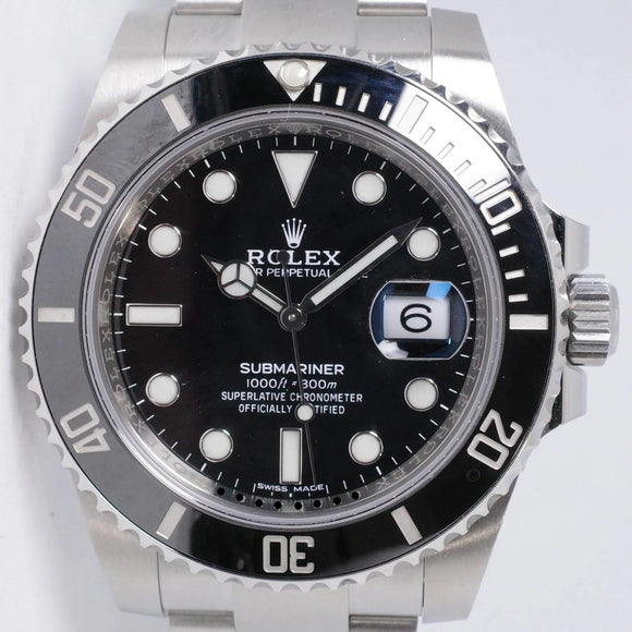 ROLEX 40mm SUBMARINER CERAMIC STAINLESS STEEL 116610 BOX & PAPERS $11,500