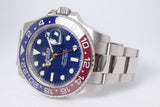 ROLEX 2022 WHITE GOLD GMT PEPSI BLUE DIAL 126719 BOX & PAPERS $33,975