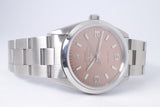 ROLEX 34mm AIR KING PINK COPPER DIAL REF 14000 UNPOLISHED MINT BOX & PAPERS $5,500