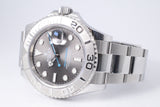 ROLEX 2022 YACHTMASTER STAINLESS STEEL & PLATINUM RHODIUM DIAL BOX & PAPERS 126622