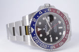 ROLEX 2021 STAINLESS STEEL CERAMIC GMT MASTER II BLUE & RED PEPSI OYSTER BRACELET 126710 BOX & PAPERS $17,975