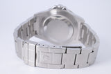ROLEX EXPLORER II BLACK DIAL NO HOLE CASE MINT 16570 BOX & PAPERS $8,500