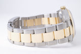 ROLEX TWO TONE DATEJUST 36 WHITE ROMAN DIAL OYSTER BRACELET 16203 WATCH ONLY $5,900