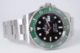 ROLEX 2022 GREEN SUBMARINER STARBUCKS 126610 BOX & PAPERS