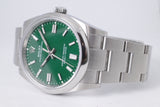 ROLEX NEW 2024 OYSTER PERPETUAL 36 GREEN DIAL 126000 BOX & PAPERS $8,975