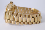 ROLEX 1975 YELLOW GOLD DAY-DATE DIAMOND DIAL MORELLIS BEZEL & BRACELET 1811 WATCH $29,975