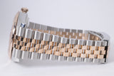 ROLEX 2023 DATEJUST 41 TWO TONE ROSE GOLD SUNDUST DIAMOND DIAL JUBILEE BRACELET 126331 BOX & PAPERS