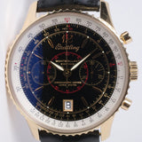 BREITLING 2007 ROSE GOLD MONTBRILLANT EDITION CHRONOGRAPH H48330 BOX PAPERS $8,975