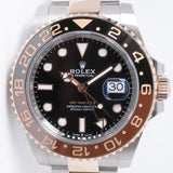 ROLEX NEW 2025 TWO TONE GMT MASTER II ROSE GOLD & STEEL ROOT BEER 126711 BOX & PAPERS