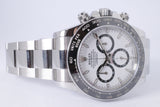 ROLEX 2024 DAYTONA STAINLESS STEEL & CERAMIC BEZEL WHITE DIAL 126500 BOX & PAPERS $34,950