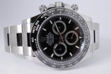 ROLEX NEW 2024 DAYTONA STAINLESS STEEL & CERAMIC BEZEL BLACK DIAL 126500 BOX & PAPERS