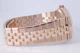 ROLEX 2026 LAND-DWELLER 36 EVEROSE GOLD 127235 BOX & PAPERS $51,500