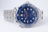 OMEGA SEAMASTER BLUE DIVER 300M MINT BOX & PAPERS $4,500
