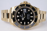 ROLEX 2023 41mm YELLOW GOLD SUBMARINER 126618 BOX & PAPERS $37,975