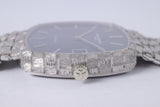 VACHERON CONSTANTIN VINTAGE WHITE GOLD HISTORIQUE AUTOMATIC BLUE DIAL WATCH ONLY $16,000